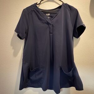 KOI Next Gen Onboard Women's 2-Pocket Maternity Scrub Top